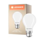 Ledvance Classic LED B22 Pear Frosted 3.4W 470lm - 827 Extra Warm White | Replaces 40W